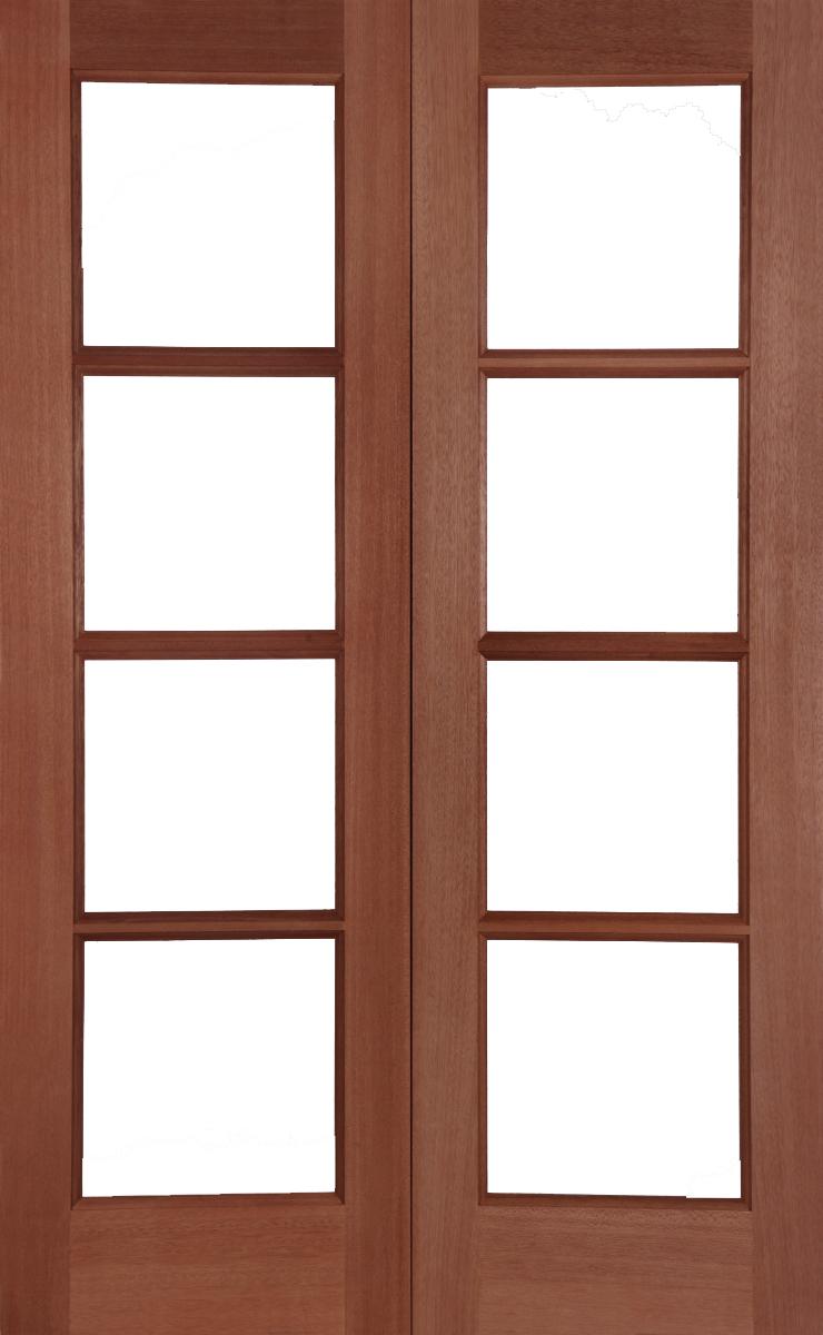 Bespoke (made to measure) Solid Hardwood Pattern 70 French Doors